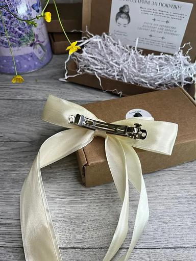 Заколка для волос Casanda Hey молочный, опт фото 2