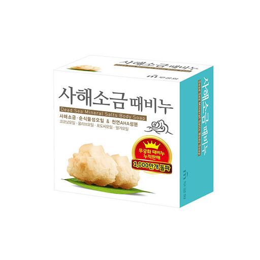 Косметическое мыло для тела с минералами мёртвого моря Mukunghwa Dead Sea Mineral Salts Body Soap ОПТ фото 1