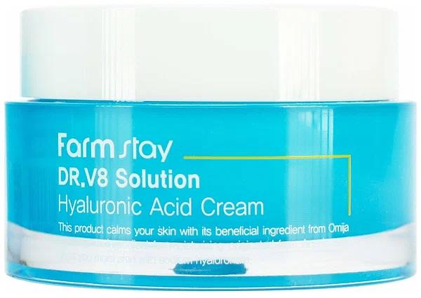 Гиалурон қышқылы бар бетке арналған крем FARM STAY Dr-V8 ерітінді кремі (гиалуронат) КӨТЕРМЕ фото 1