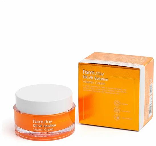 Крем для лица с витаминами FARM STAY Dr-V8 Solution Cream (Vitamin) ОПТ фото 1