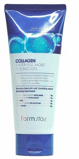 Увлажняющий пилинг-гель с коллагеном FARM STAY Collagen Water Full Moist Peeling Gel ОПТ фото 1