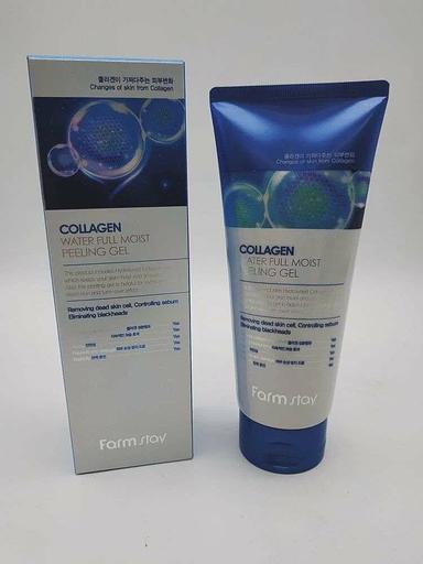 Увлажняющий пилинг-гель с коллагеном FARM STAY Collagen Water Full Moist Peeling Gel ОПТ фото 2