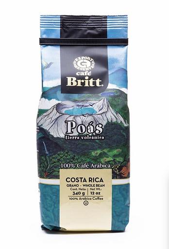Кофе молотый Cafe Britt Poas Tierra Volcanica, в пакете 340 гр, опт фото 1
