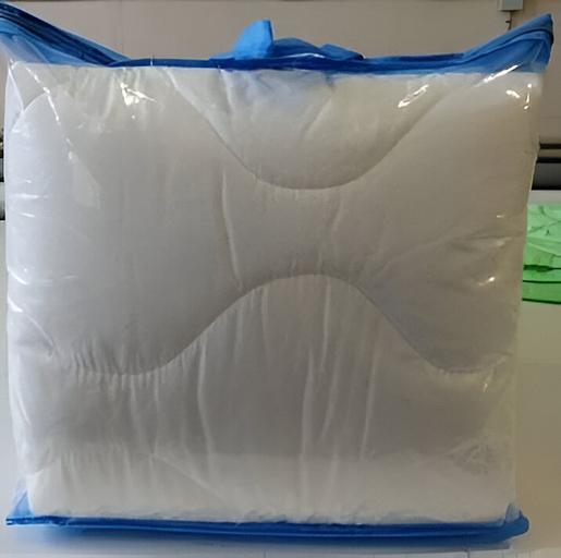 Blanket 172x205 Swan down Teak, filler weight 300 g/m² White/Blue WHOLESALE фото 1