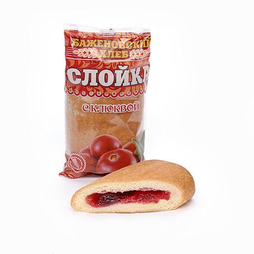 Puff pastry with fruit filling “Cranberry” 90 g, wholesale фото 1