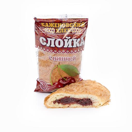 Слойка с фруктовой начинкой «Вишня» 90 г, опт фото 1