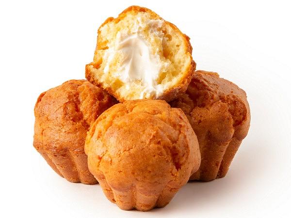 Кексы «Масленные колобки» с начинкой со вкусом заварного крема ОПТ фото 1