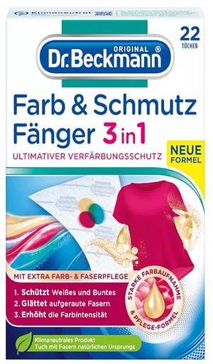 Disposable color and dirt trap napkin, Dr. Beckmann, 22 pcs, Wholesale фото 1