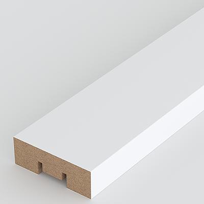 Интерьерная рейка МДФ STELLA «Бриона» белый, 16х40х2700 мм (упаковка 8 шт) ОПТ фото 2