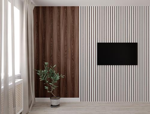 Интерьерная рейка МДФ STELLA «Бриона» белый, 16х40х2700 мм (упаковка 8 шт) ОПТ фото 4