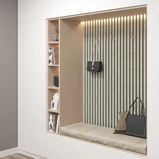 Интерьерная рейка МДФ STELLA «Милана Рекесс» Чикаго, 27х19х2680 мм (упаковка 8 шт) ОПТ фото 3