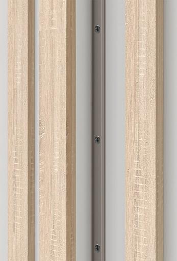 Интерьерная рейка МДФ STELLA «Ривьера» Дуб Санремо белый, 40х30х2700 мм (упаковка 4 шт) ОПТ фото 4