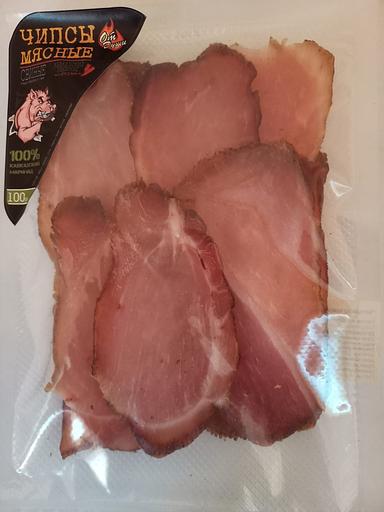 Чипсы мясные из свинины на кавказском маринаде с пряными специями и кориандром 100 г, опт фото 1