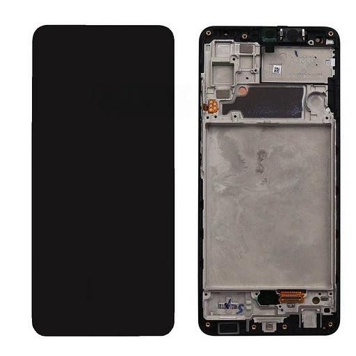 Samsung Galaxy A32 4G SM-A325 дисплейі GH82-25566A жиектемеде (қара) 100% түпнұсқа көтерме фото 1