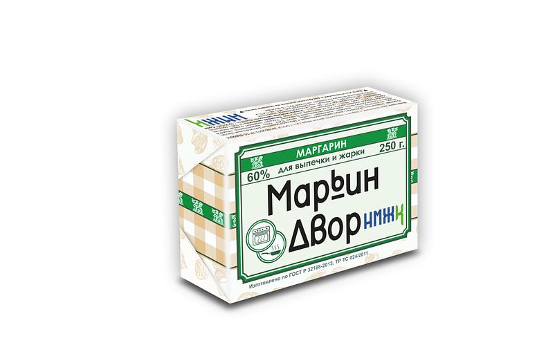 Margarine Maryin Dvor 60% 250 g OPT фото 1