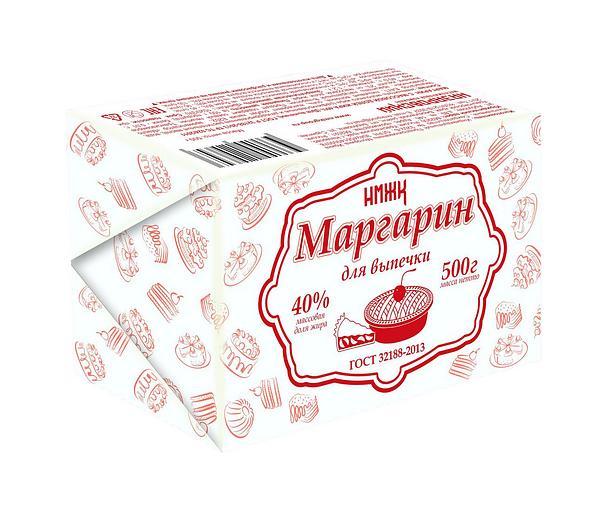 Маргарин «Пісіруге арналған» 40% 500 г ОПТОМ фото 1