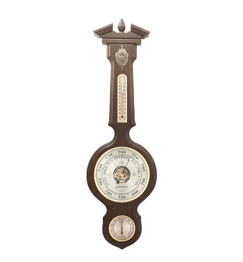 Бытовая метеостанция БМ-96 Барометр герб ФСБ (возможна комплектация часам) фото 1