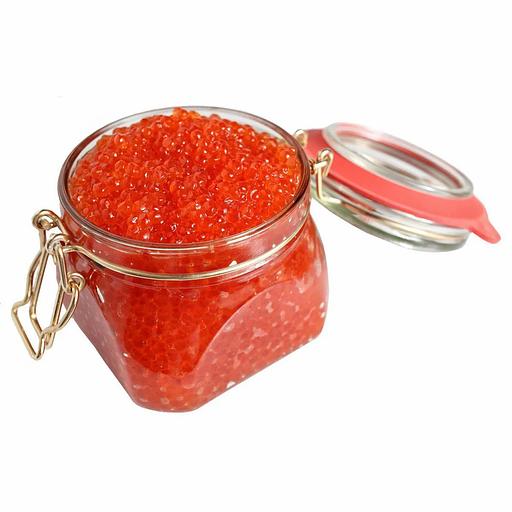 Икра в стеклянной банке вакуум 100 гр (Кета) EAC ОПТ фото 3