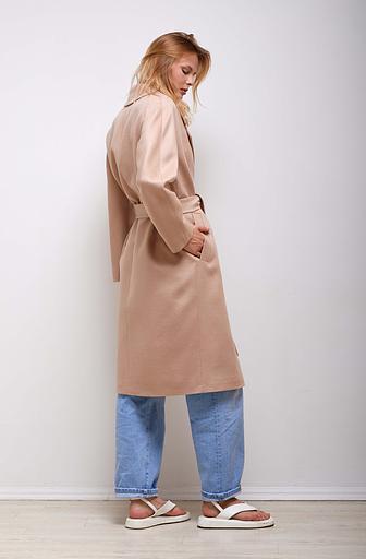 女式半季节商务外套 Mmoda 浅米色，货号 2223614-4 фото 3