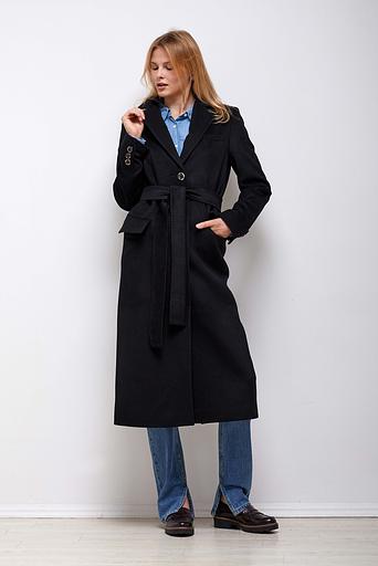 Women's demi-season business coat Mmoda black, art. 2223501-42 фото 2