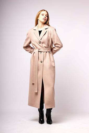 Женское демисезонное пальто деловое Mmoda бледно-розовый, арт.2223037 фото 5