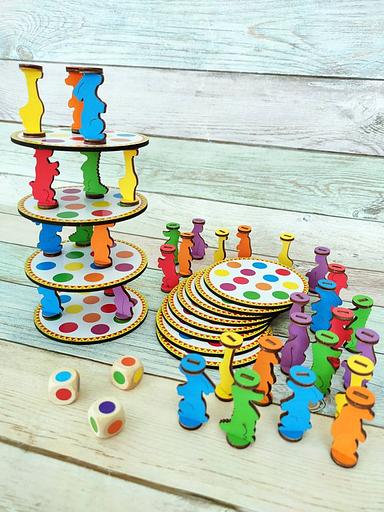 Настольная игра «Падающая башня» опт фото 1