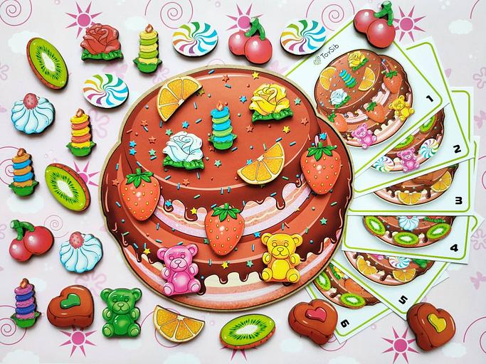 Магнитная игра «Тортик» опт фото 1