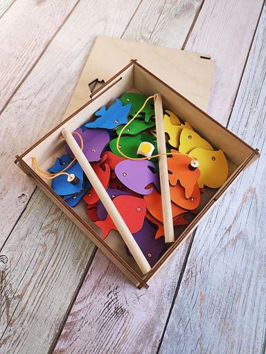 Рыбалка магнитная «Веселые рыбки» опт фото 1