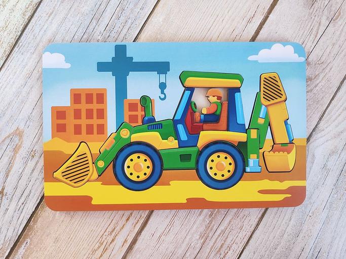 Пазл-конструктор «Трактор» опт фото 1