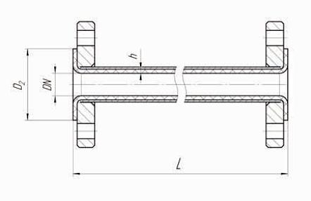 Труба футерованная DN 125 ОПТ фото 1