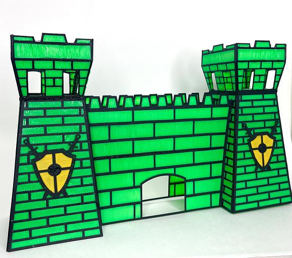 Учебная модель для 3D ручки «Крепость» фото 1