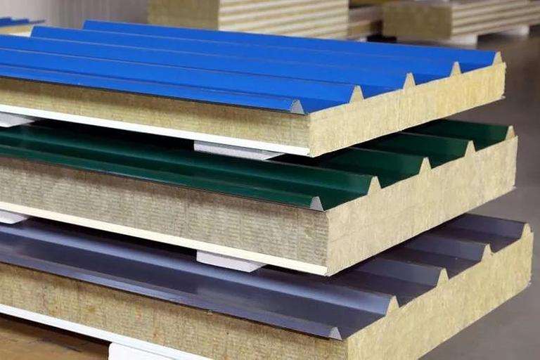 Сэндвич-панель кровельная 50 мм, базальт фото 1