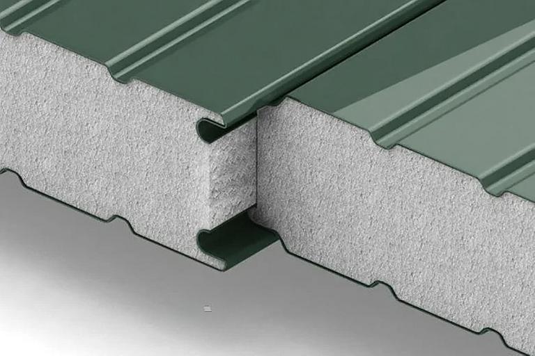 Сэндвич-панель кровельная 120 мм, пенополистирол фото 4