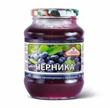Ground blueberries Zavetny Pogrebok 550 g фото 1