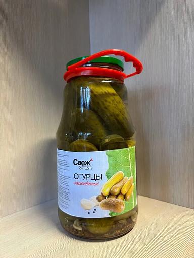 Огурцы маринованные Свеж&Fresh 1750 г фото 2