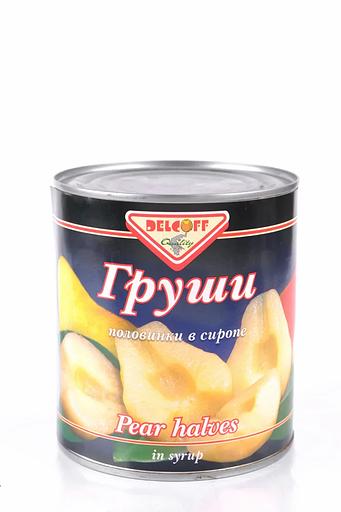 Pear halves in Delcoff syrup 820 g фото 1
