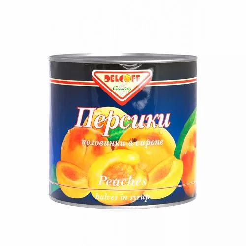Peach halves in Delcoff syrup 820 g фото 1