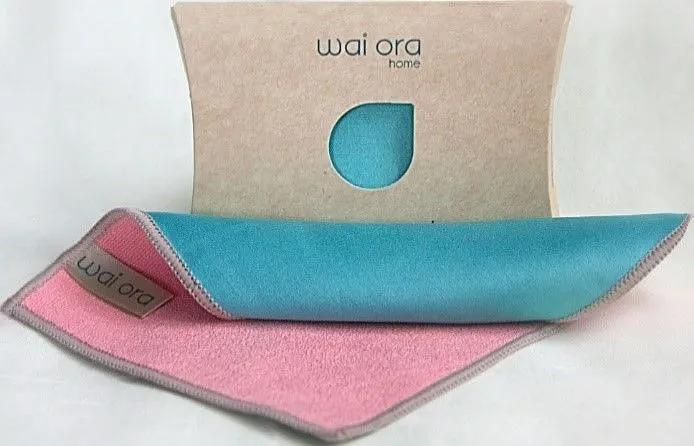 Салфетка для уборки Wai Ora «2 in 1» цвет коралловый и голубой ОПТ фото 1