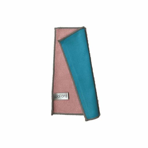 Салфетка для уборки Wai Ora «2 in 1» цвет коралловый и голубой ОПТ фото 7