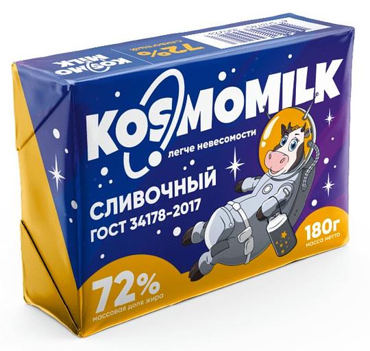 Спред растительно-сливочный Космомилк «Сливочный» 72 % ОПТ фото 1