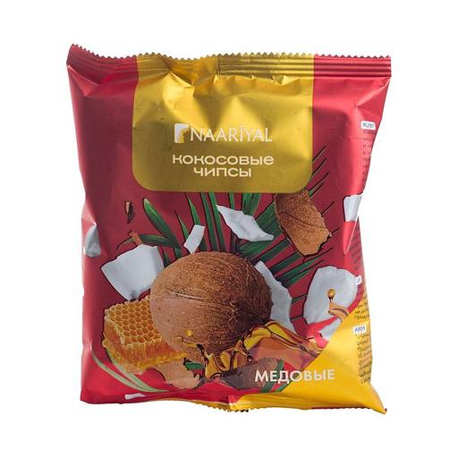 Кокосовые чипсы Naariyal «Медовые» 40 г ОПТ фото 1