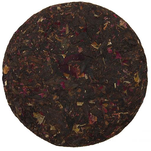 Шу Пуэр с розой «Мей Гуй», блин 100 г ОПТ фото 3